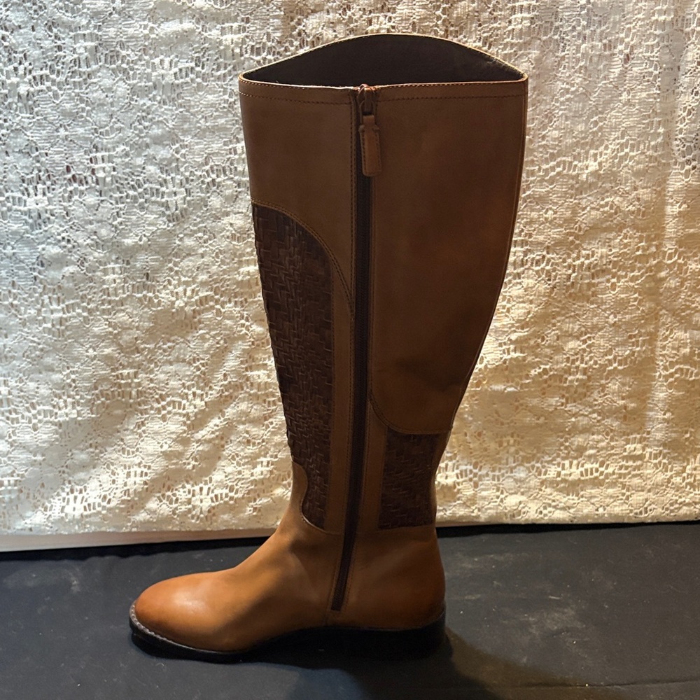 Cole Haan Tan and Brown Over the Knee Boots - Picture 5 of 8
